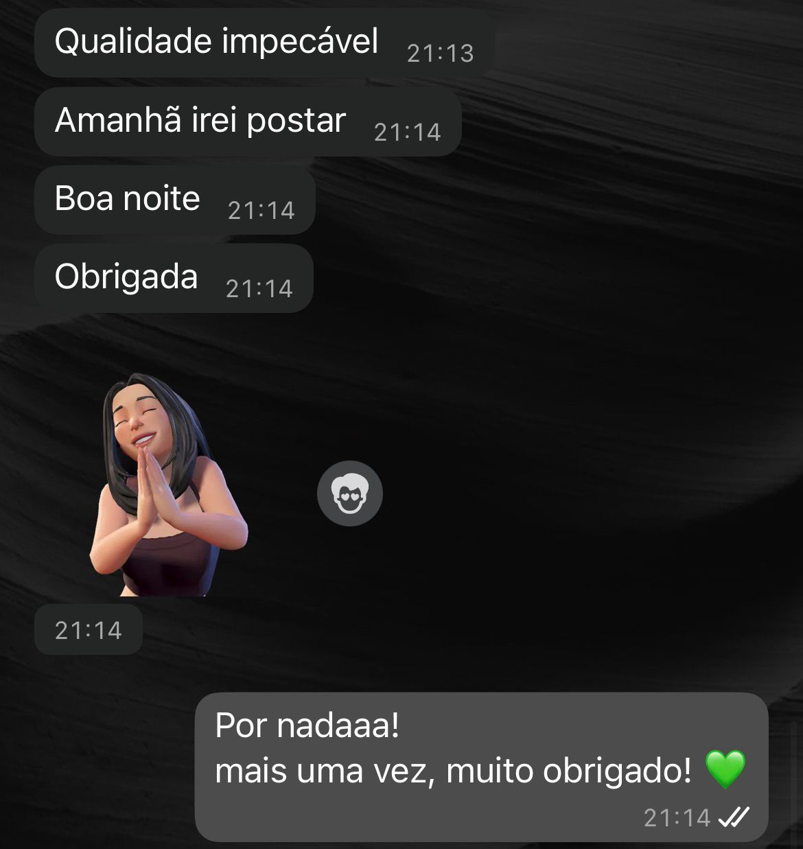 Depoimento da cliente Paola